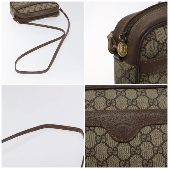 GUCCI GG Supreme Shoulder Bag PVC Beige Gold 007 115 6423 Auth BA3357 - Picture 16 of 16